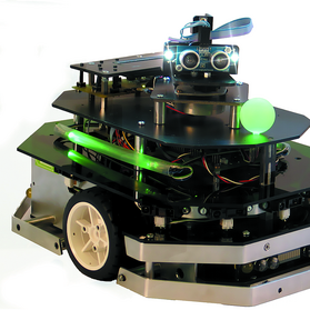 Rys. 1. Dydaktyczny modułowy robot mobilny